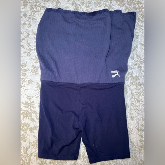 Puma Downtown Corduroy Mini Skirt Skort in Navy Blue, size large Athleisure - Picture 8 of 9